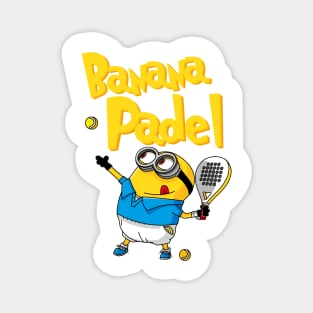 BANANA PADEL BLACK Magnet