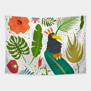 Jungle design, jungle illustration. Bring the rainforest into your home. Tapestry