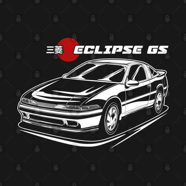 Eclipse GS - White Print and Spot Red by WINdesign