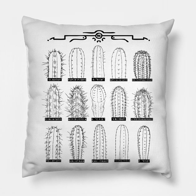 Tricho Glossary Pillow by AgaCactus