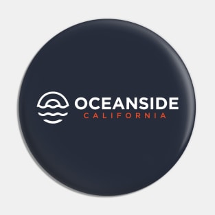 Oceanside California v3 Pin