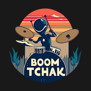 Alien Drummer Boom Tchak T-Shirt