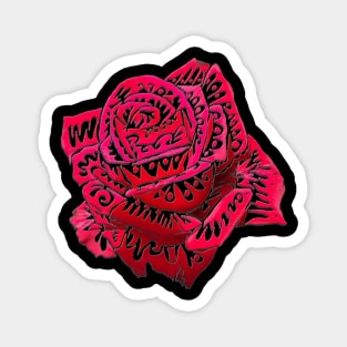 Red Rose of Love Magnet