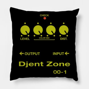 Djent Zone Guitar Pedal Pillow