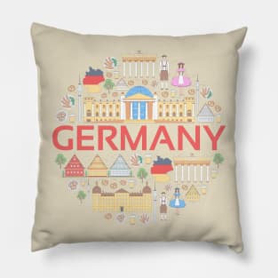 Germany concept Pillow
