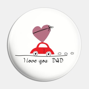 Happy Father's Day 5 Pin