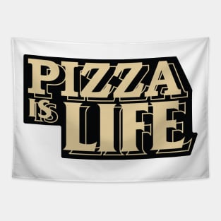 Pizza Is Life Tapestry