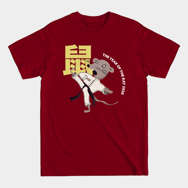 Discover This Chinese Zodiac New Year of the Rat 2020 Kawaii Kung Fu - Year Of The Rat 2020 - T-Shirt