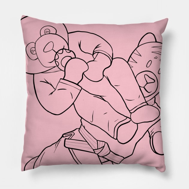 BJJ Armbar Pillow by eokakoart