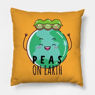 Peas on Earth Pillow