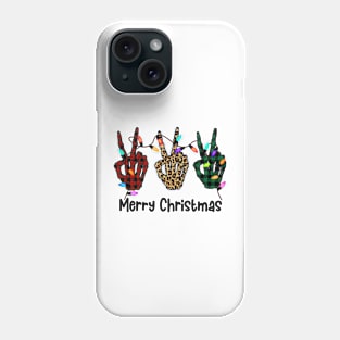 Merry Christmas, Christmas Skeleton Phone Case