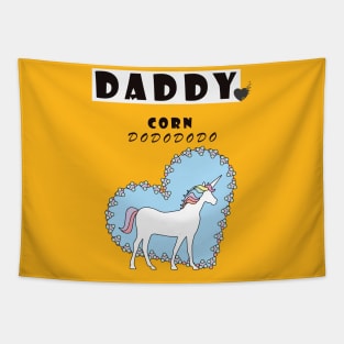 daddy corn funny dad Tapestry