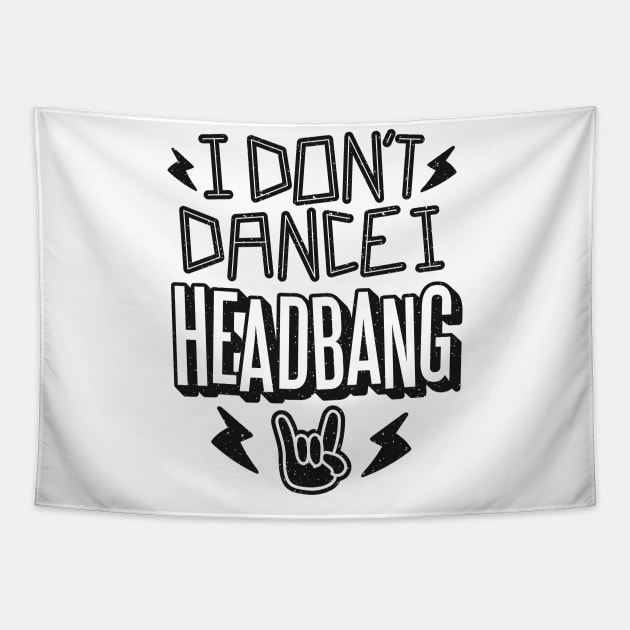 I HEADBANG Tapestry by madeinchorley