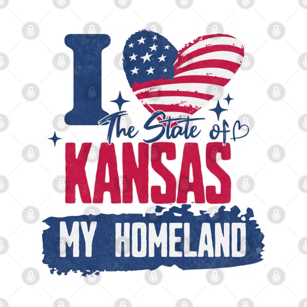 Kansas my homeland by HB Shirts