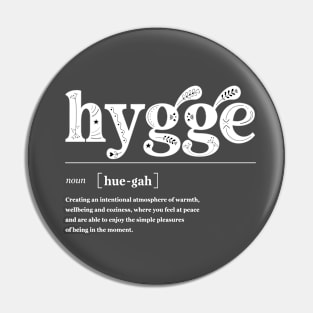 Hygge Definition Happiness & Cozy Comfort Pin