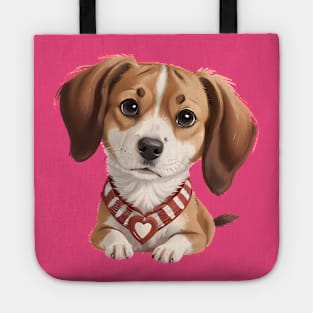 Beagle's Heartfelt Pose Tote