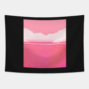 Pink Liquid BUBBLES Tapestry