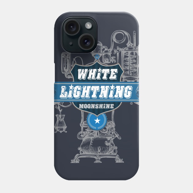 White Lightning Small Phone Case by DavidLoblaw