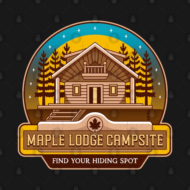 Maple Lodge Campsite Emblem by Lagelantee