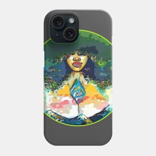 Women Of Nature Curly Afro Natural Hair Phone Case