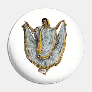 Dancing Woman of Bengal Pin