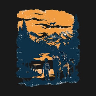 Calvin and Hobbes A Cosmic Journey T-Shirt