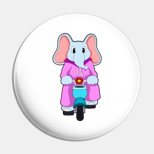 Elephant with Bicycle Pin