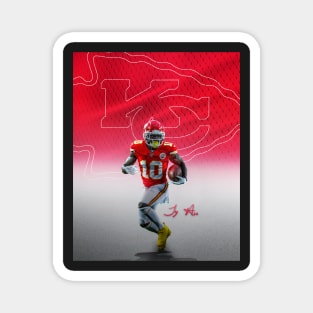 Tyreek Hill Kansas City Sports Art Champs Magnet