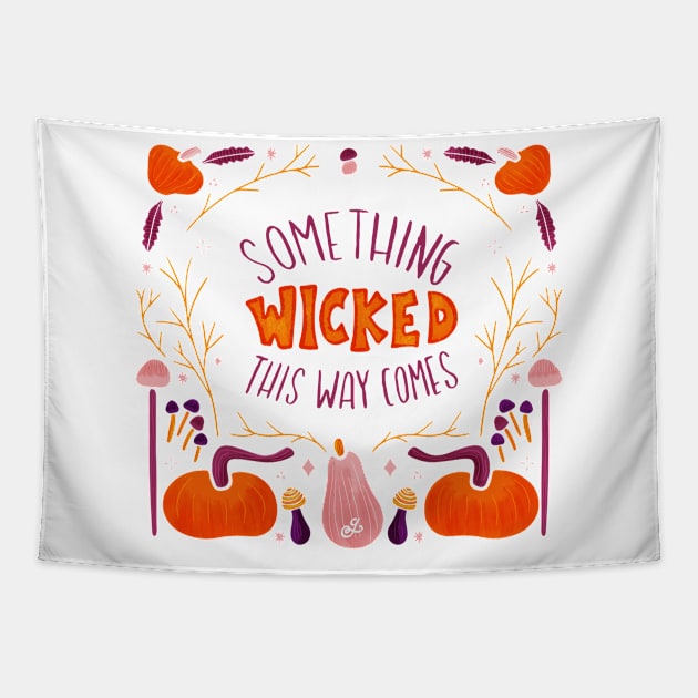 Something wicked this way comes Tapestry by gabbadelgado