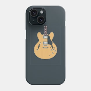 Natural 335 Hollow Body Guitar Phone Case