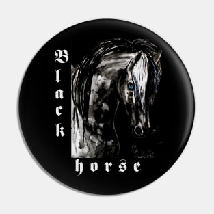 black horse Pin