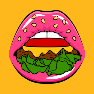 Burger Lips T-Shirt