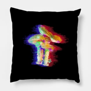 Tripping Out On Shrooms Pillow