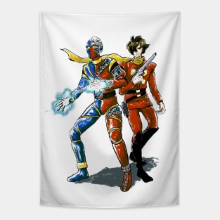 Kikaider x Cyborg 009 Tapestry