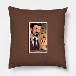 the world - house of anubis tarot card Pillow