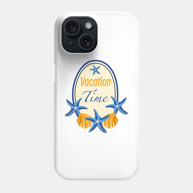 Vacation time logo Phone Case by Maria Zavoychinskiy 