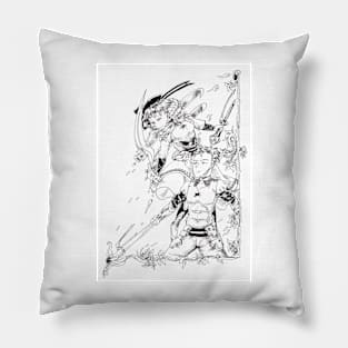 The Chosen Warrior Hunting Pillow