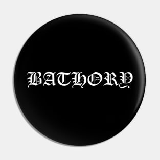 Bathory Logo | Black Metal Pin