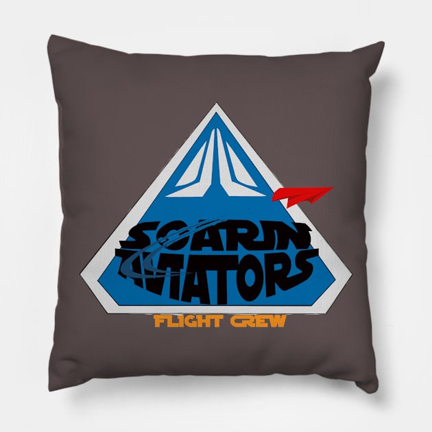 Soarin Tours Flight Crew Pillow by bedgar25