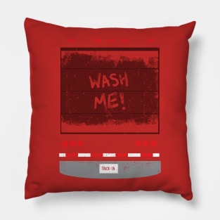 Wash Me! Truck Back Pillow