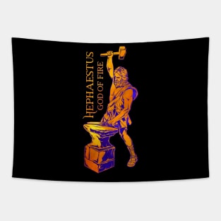 God of fire - Hephaestus Tapestry