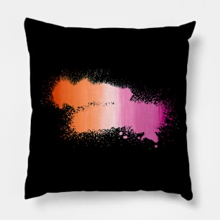 Lesbian Paint Smudge Minimalism Pillow