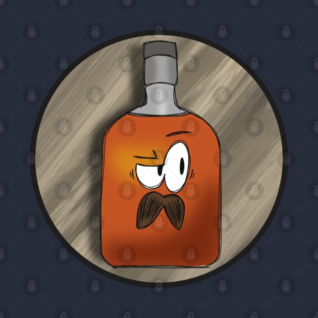 Cartoon Bourbon by BKArtwork