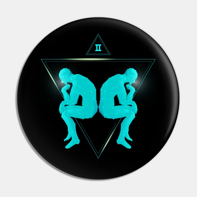 Gemini illustration Pin by Mako Design 