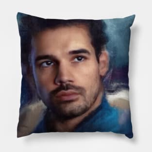 The Captain of Screaming Firehawks Portrait Pillow