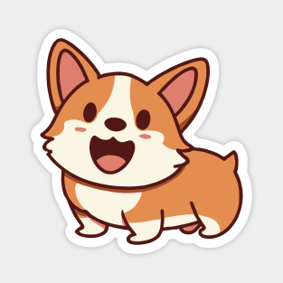 cute corgi kawaii puppy Magnet