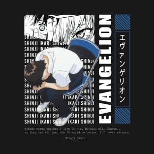 The End Of Evangelion - Shinji ikari T-Shirt