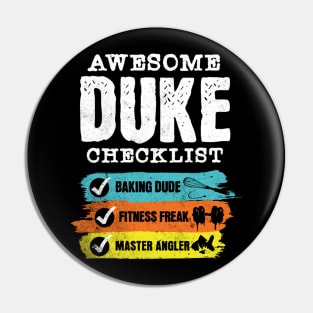 Awesome duke checklist Pin