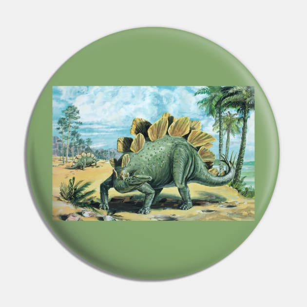 Stegosaurus Pin by davidroland