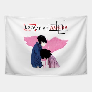 love is an illusion V2 Tapestry